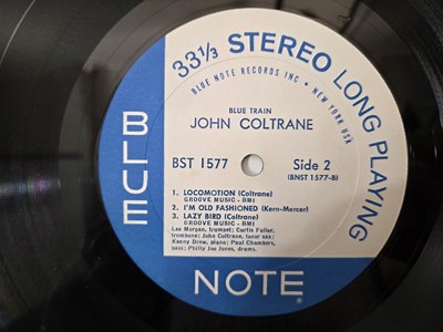 Lot 1 - JOHN COLTRANE - 'BLUE TRAIN' LP - USA STEREO 1964 'NEW YORK USA' LABELS