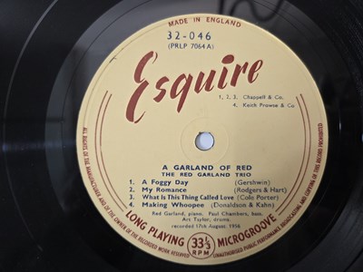 Lot 6 - THE RED GARLAND TRIO, PAUL CHAMBERS, ART TAYLOR - 'A GARLAND OF RED' LP - UK 1958
