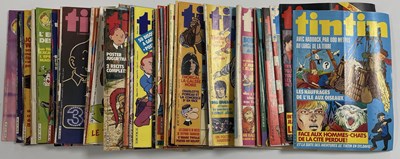 Lot 86 - LARGE COLLECTION OF BELGIAN FRENCH-LANGUAGE TINTIN COMIC MAGAZINES.