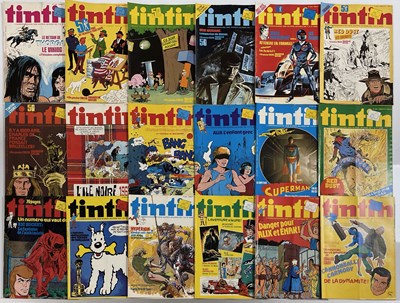 Lot 86 - LARGE COLLECTION OF BELGIAN FRENCH-LANGUAGE TINTIN COMIC MAGAZINES.