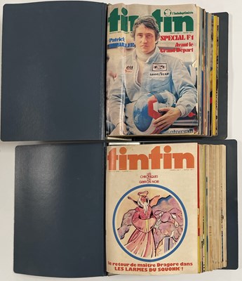 Lot 86 - LARGE COLLECTION OF BELGIAN FRENCH-LANGUAGE TINTIN COMIC MAGAZINES.