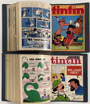 Lot 86 - LARGE COLLECTION OF BELGIAN FRENCH-LANGUAGE TINTIN COMIC MAGAZINES.