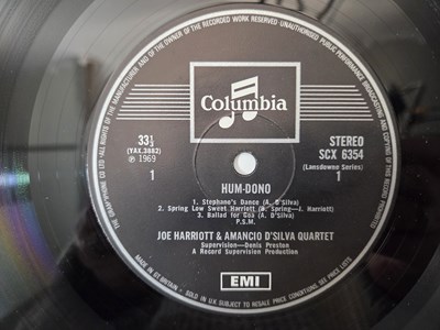 Lot 7 - JOE HARRIOTT & AMANCIO D'SILVA QUARTET - HUM DONO LP - 1969 UK - COLUMBIA, SCX 6354
