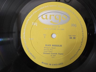 Lot 9 - MICHAEL GARRICK SEPTET - 'BLACK MARIGOLDS' LP - UK MONO 1966, YELLOW ARGO ORIGINAL