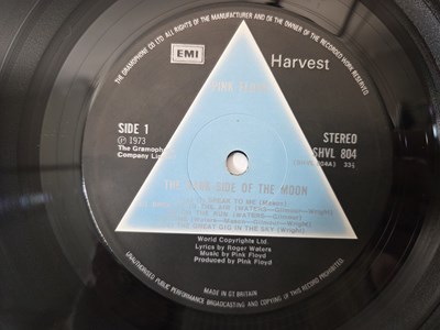 Lot 30 - PINK FLOYD - THE DARK SIDE OF THE MOON LP (ORIGINAL UK 'SOLID BLUE' COPY - MIDNIGHT BLUE SLEEVE - SHVL 804)