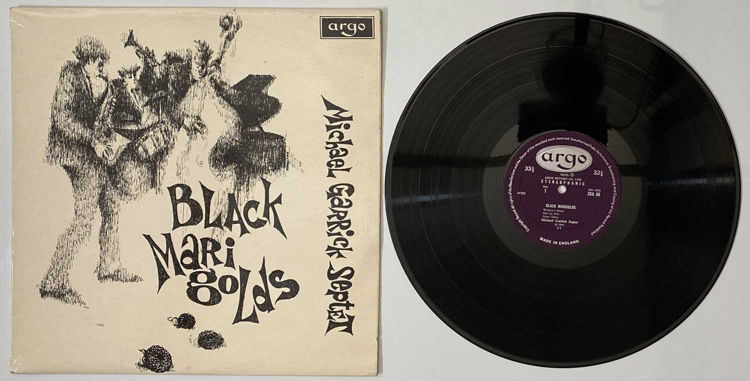 Lot 35 - MICHAEL GARRICK SEPTET - 'BLACK MARIGOLDS' LP - UK 1966 STEREO, ARGO (ZDA 88)