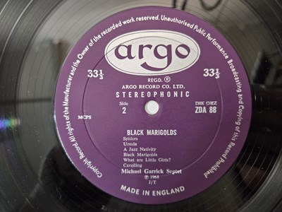 Lot 35 - MICHAEL GARRICK SEPTET - 'BLACK MARIGOLDS' LP - UK 1966 STEREO, ARGO (ZDA 88)