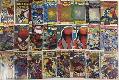 Lot 93 - APPROX 220 MARVEL SPIDER-MAN & INCREDIBLE HULK COMICS.