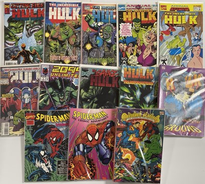 Lot 93 - APPROX 220 MARVEL SPIDER-MAN & INCREDIBLE HULK COMICS.