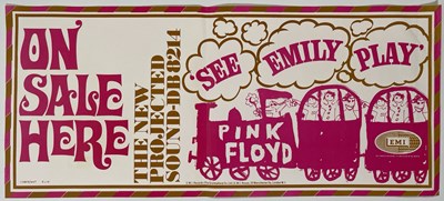 Lot 347 - PINK FLOYD INTEREST - 'SEE EMILY PLAY' BANNER POSTER.