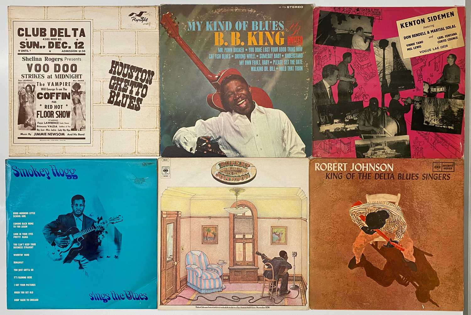 Lot 34 - JAZZ, BLUES, GOSPEL, COUNTRY LPS - KENTON/DON RENDELL, BB KING, ROBERT JOHNSON + MORE