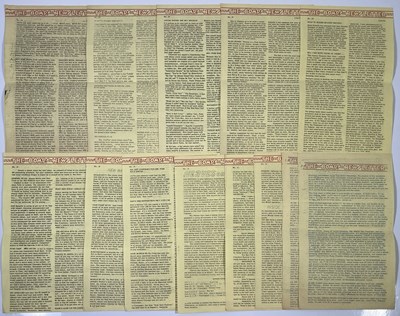 Lot 310 - BOMP! - ORIGINAL COLLECTION OF NEWSLETTERS INC #1.