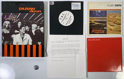 Lot 354 - DURAN DURAN - 'LIBERTY' PRESS KIT AND RARE 'SAVE A PRAYER' PROMO SINGLE.