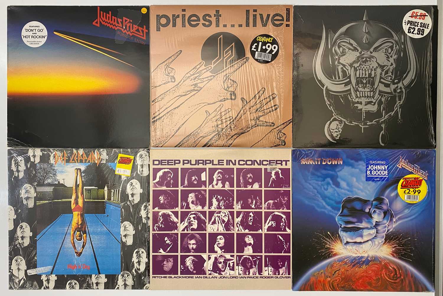 Lot 50 - HARD ROCK / METAL - LP COLLECTION