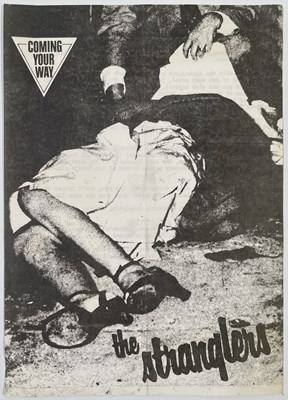 Lot 384 - PUNK - ORIGINAL AND EARLY STRANGLERS HANDBILL.