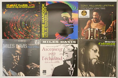 Lot 39 - MODERN PRESS AND REPRESS JAZZ, BLUES, FUNK LPS - HARBIE HANCOCK, MILES DAVIS, CHET BAKER