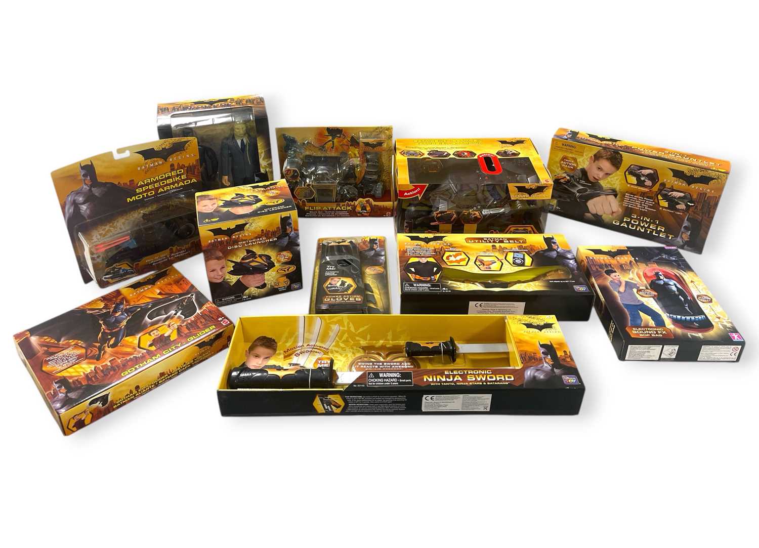 Lot 74 - BATMAN BEGINS TOYS COLLECTION