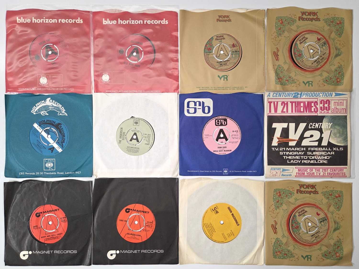 Lot 58 - BLUES / POP - MIXED LABELS - 7" PACK (INC DEMOS)