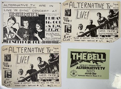 Lot 388 - ALTERNATIVE TV - ORIGINAL HANDBILLS.