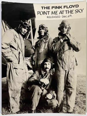 Lot 348 - PINK FLOYD - RARE PROMOTIONAL CARD FOR 'POINT ME AT THE SKY'.