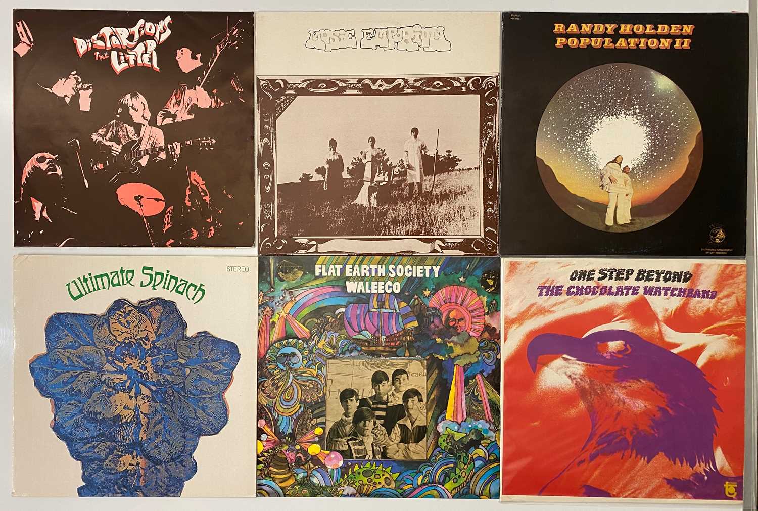 Lot 80 - US - GARAGE - PSYCH - 70'S AND 80'S ISSUES - LP COLLECTION - RANDY HOLDEN, THE CHOCOLATE WATCHBAND, THE LITTER