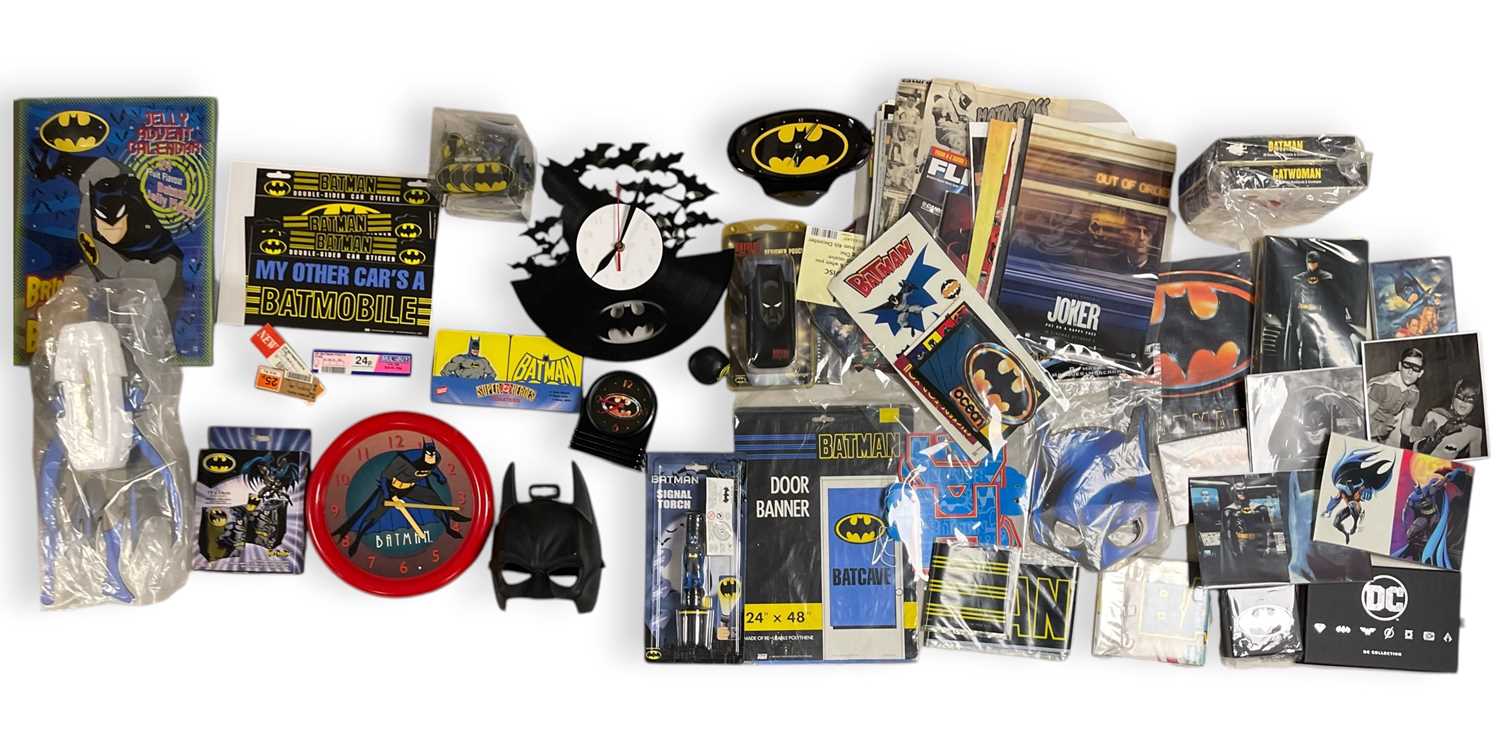 Lot 75 - BATMAN AND RELATED MEMORABILIA AND EPHEMERA