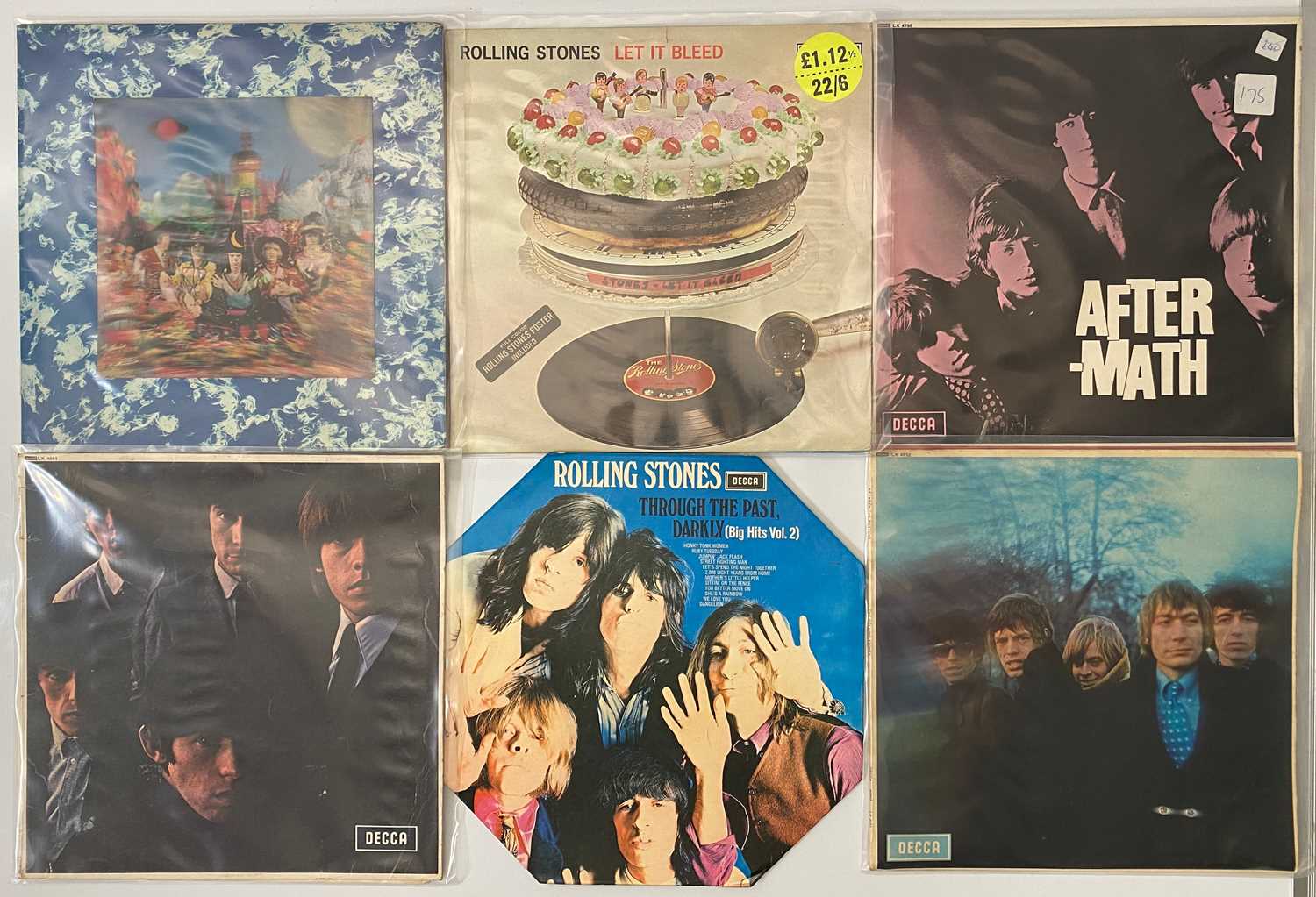 Lot 63 - THE ROLLING STONES - LP PACK