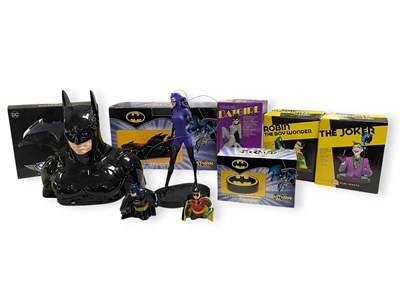 Lot 57 - BATMAN AND RELATED CERAMIC STATUES