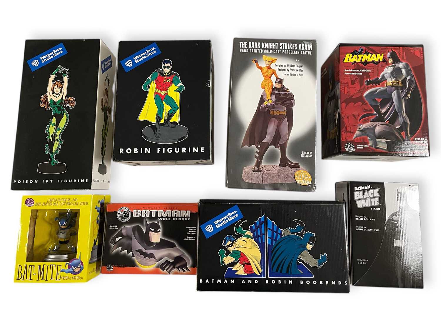 Lot 58 - BATMAN AND RELATED CERAMIC STATUES