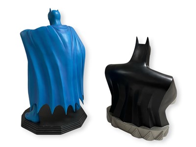 Lot 79 - TWO LARGE BATMAN STATUES - WITHOUT BOXES