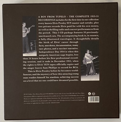 Lot 89 - ELVIS PRESLEY - 'A BOY FROM TUPELO - THE COMPLETE 1953-55 RECORDINGS' CD BOXSET