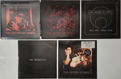 Lot 9 - SISTERS OF MERCY 7" SINGLE PACK - WITH PRESS INFO AND MANAGER CONTACT