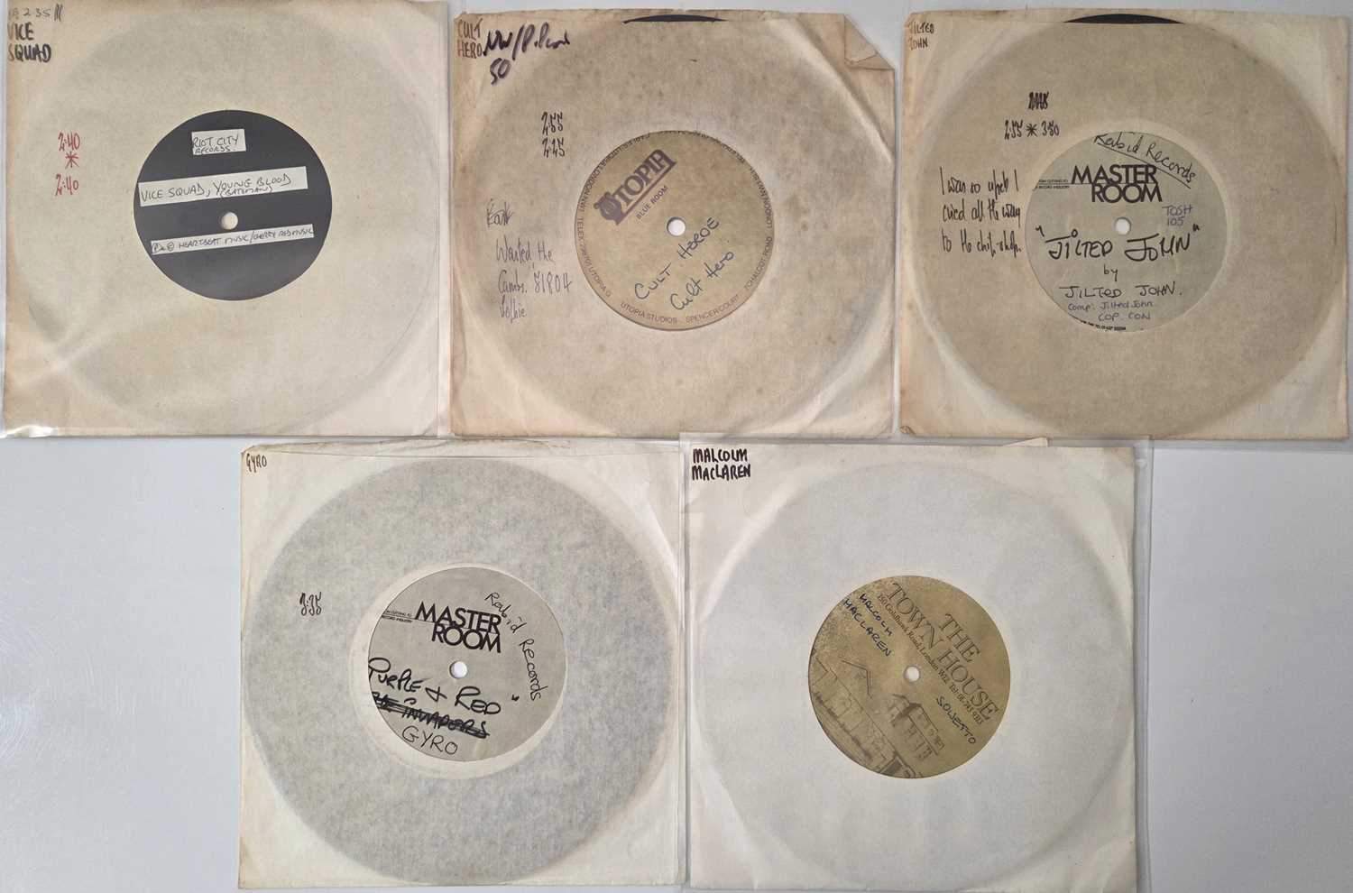 Lot 72 - PUNK / POST-PUNK - 7" ACETATES PACK
