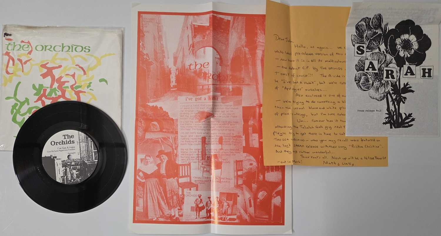 Lot 75 - THE ORCHIDS - I'VE GOT A HABIT (SARAH 2 - INC LETTER / PROMOTIONAL ITEMS)