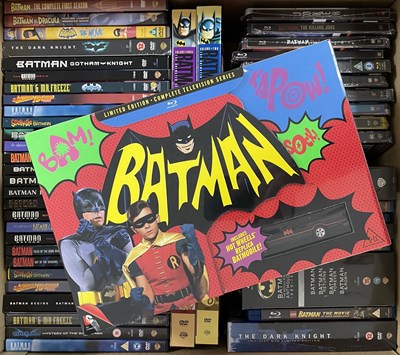 Lot 80 - BATMAN AND RELATED 4K UHD, BLU-RAY, DVD, AND VHS COLLECTION