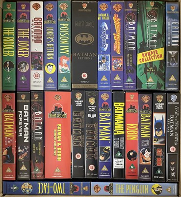Lot 80 - BATMAN AND RELATED 4K UHD, BLU-RAY, DVD, AND VHS COLLECTION