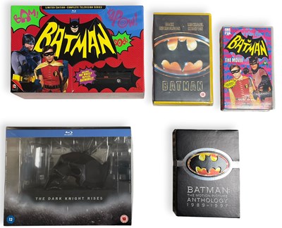 Lot 80 - BATMAN AND RELATED 4K UHD, BLU-RAY, DVD, AND VHS COLLECTION