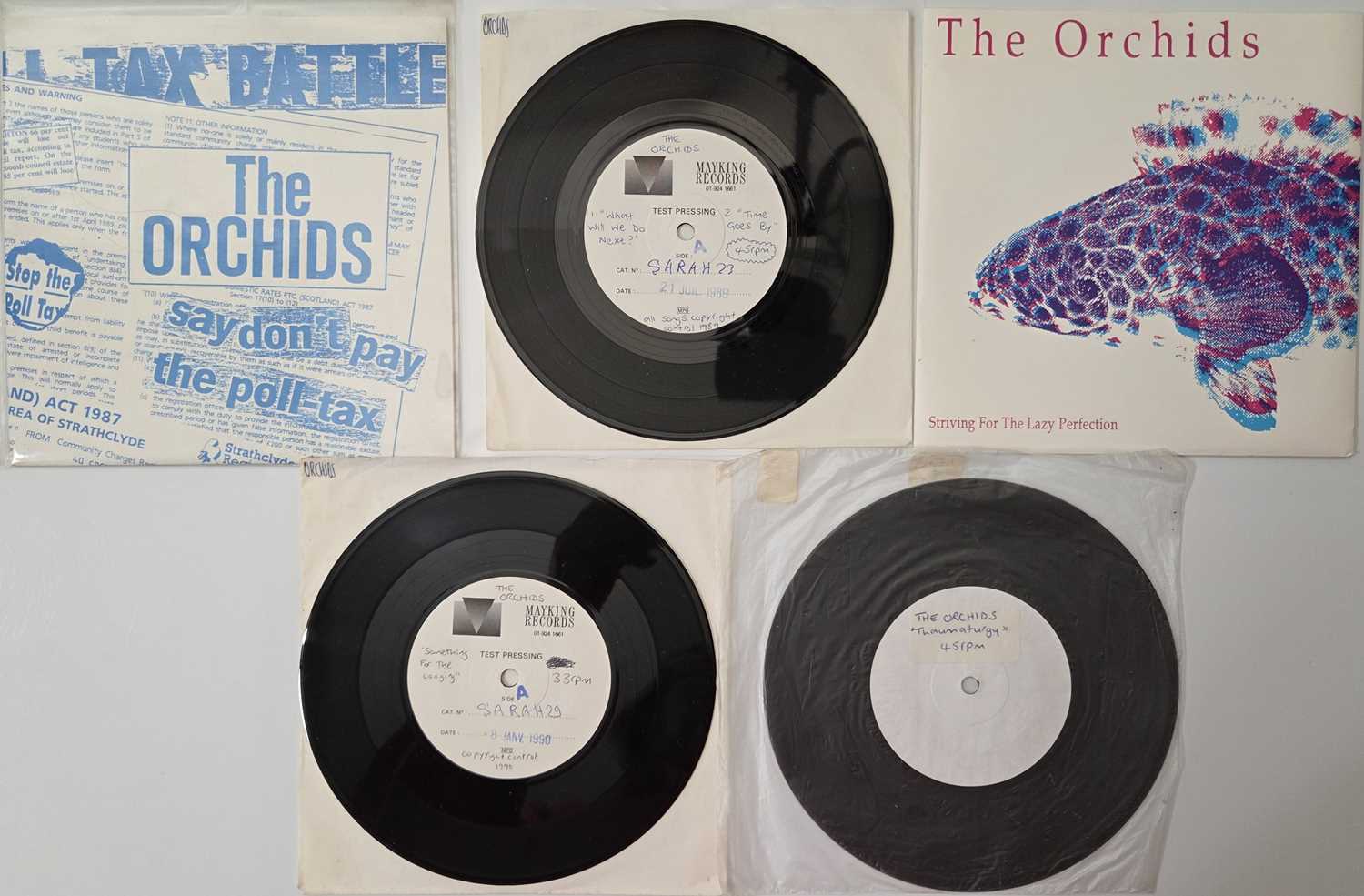 Lot 77 - THE ORCHIDS - 7" PACK (MOSTLY TEST PRESSINGS)