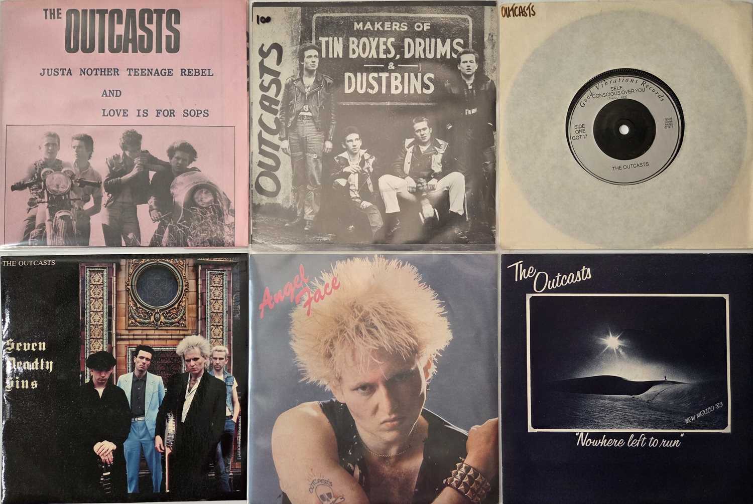 Lot 80 - THE OUTCASTS - 7" PACK