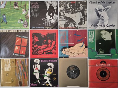 Lot 16 - SIOUXSIE & THE BANSHEES 7" SINGLES COLLECTION - WITH HAND WRITTEN DJ TIMINGS