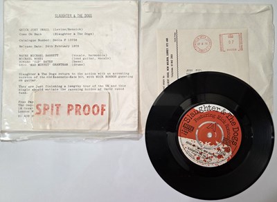 Lot 87 - SLAUGHTER & THE DOGS - 7" PACK (INC DEMOS)