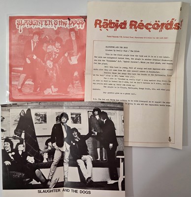 Lot 87 - SLAUGHTER & THE DOGS - 7" PACK (INC DEMOS)