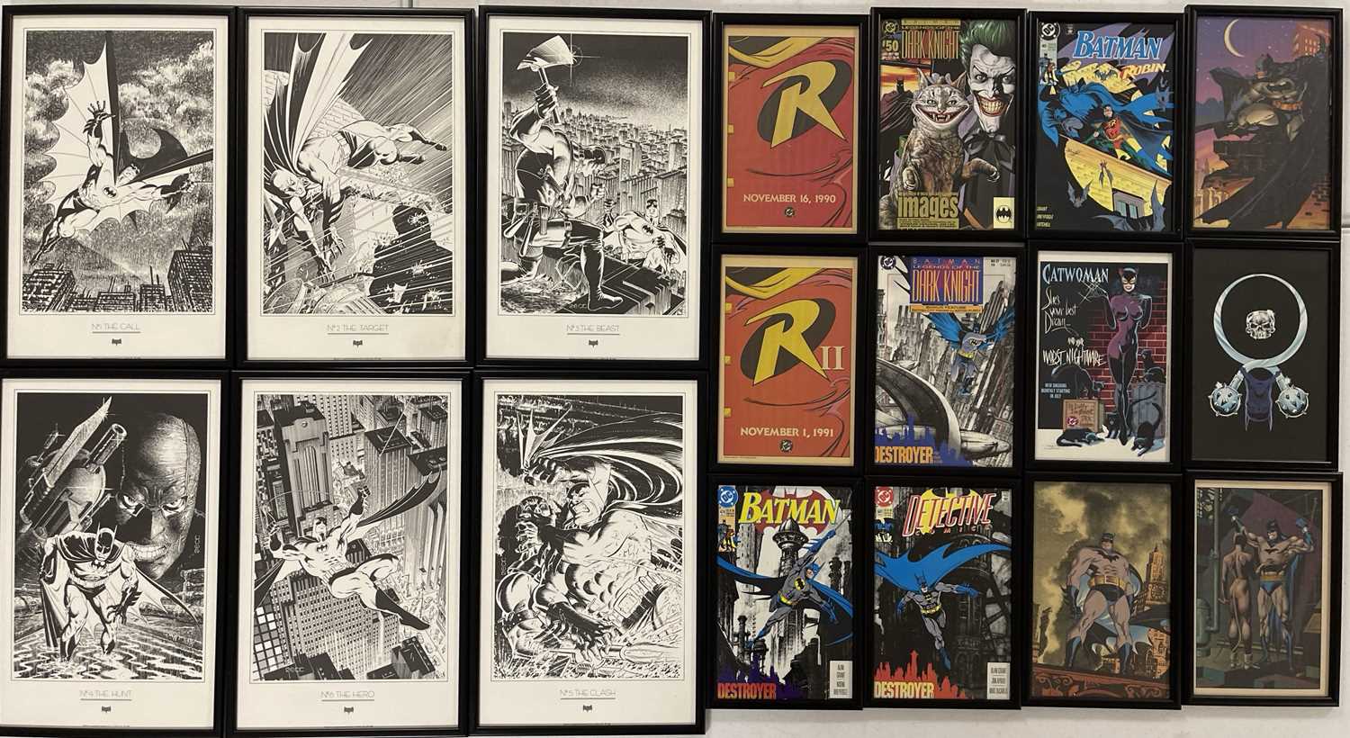 Lot 81 - BATMAN AND RELATED SMALL FRAMES