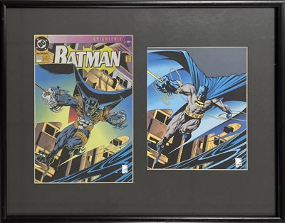 Lot 82 - BATMAN AND RELATED LARGE FRAMES