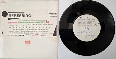 Lot 22 - THE SMITHS - 'THAT JOKE ISN'T FUNNY ANYMORE' 7" - UK 1985 TEST PRESS