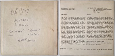 Lot 101 - PARTIZANS - GOODS (7" / ACETATE PACK )