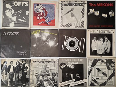 Lot 31 - 70'S 80'S PUNK, NEW WAVE 7" SINGLES - THE OFFS, THEE MEKONS, LUDDITES W/ SIGNED ITEMS