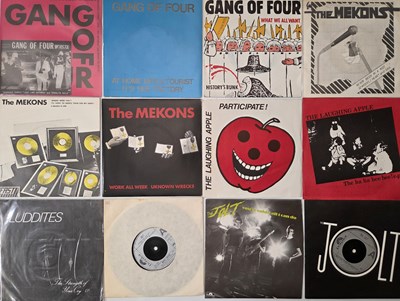 Lot 32 - PUNK, POST-PUNK, NEW WAVE 7" SINGLES - GANG OF FOUR, LAUGHING APPLE, VIBRATORS + MORE