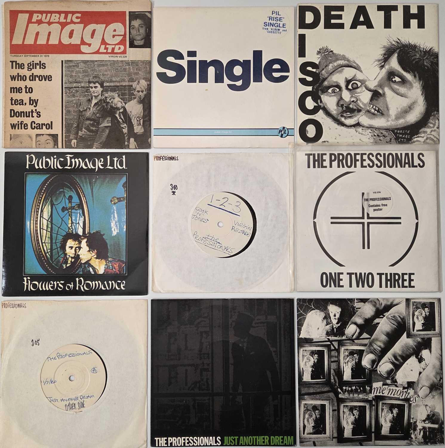 Lot 103 - PUBLIC IMAGE LTD / THE PROFESSIONALS - 7" PACK
