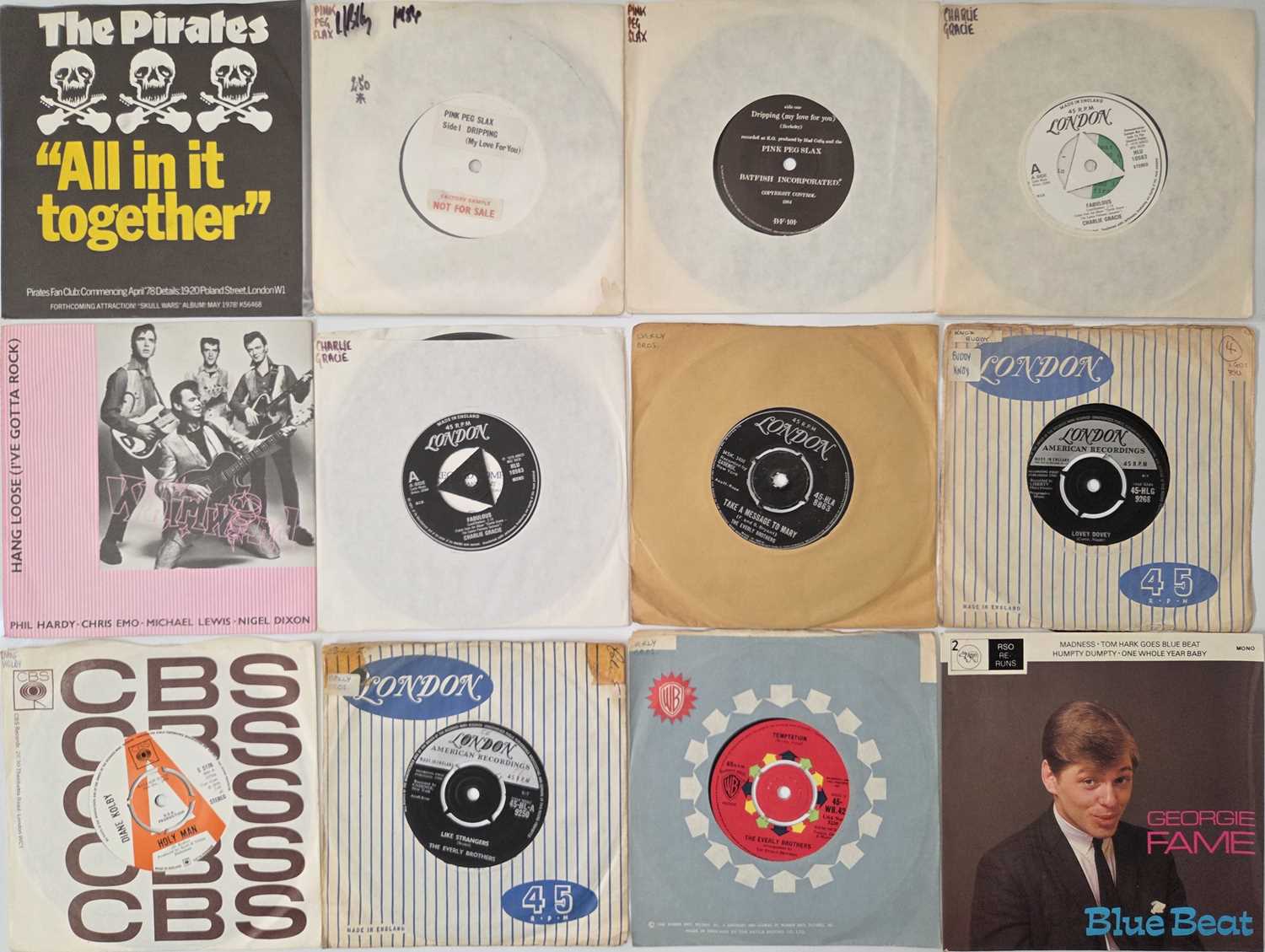 Lot 108 - ROCK N ROLL / POP / MIXES - 7" COLLECTION (INC DEMOS)